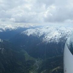 Flugwegposition um 12:20:12: Aufgenommen in der Nähe von Engiadina Bassa/Val Müstair District, Schweiz in 3468 Meter